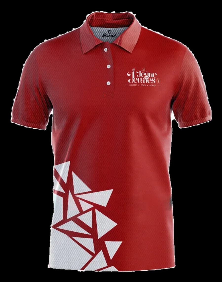 Polo Le Jeûne des Jeunes, coloris rouge