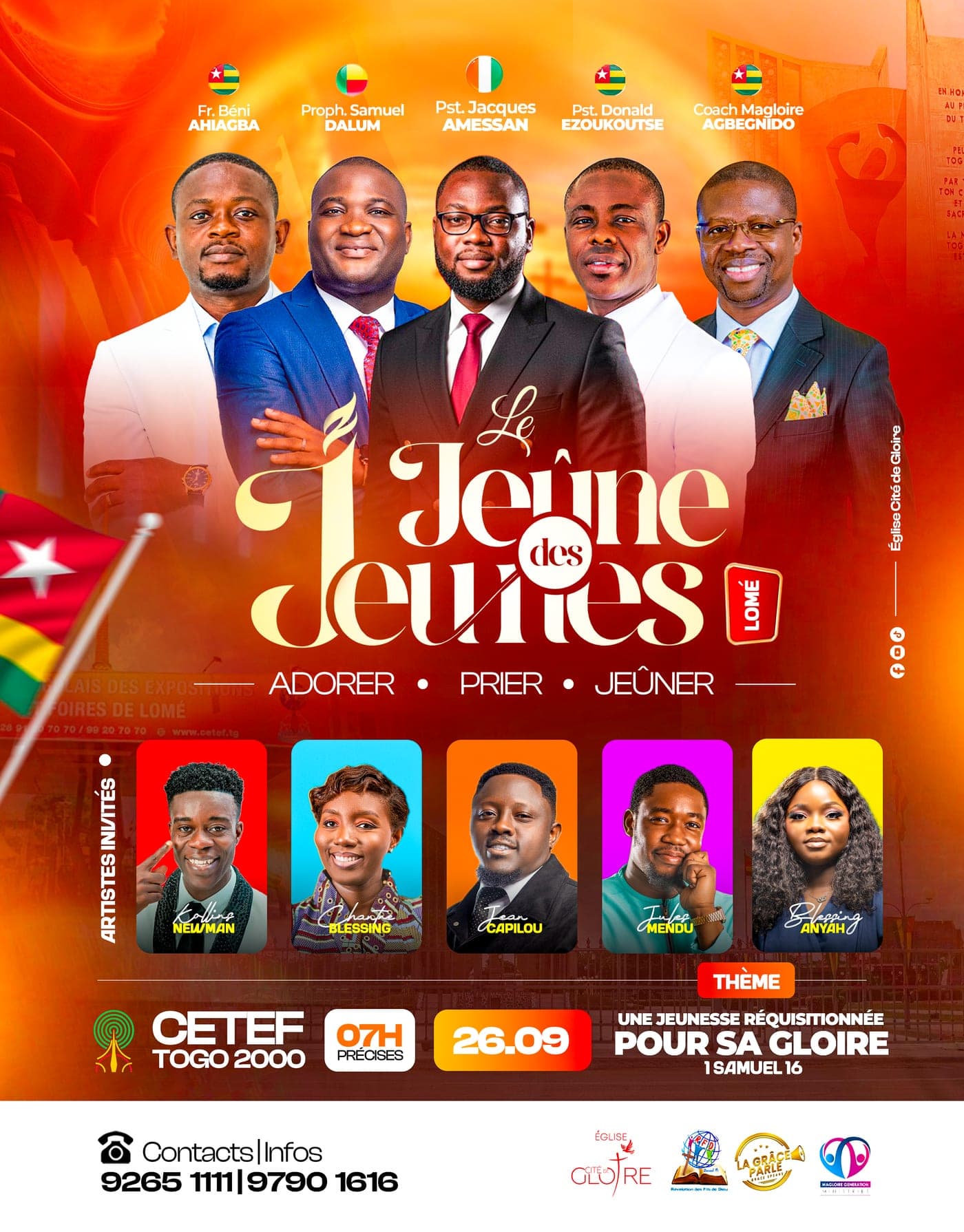 Affiche officielle du Jeûne des Jeunes 2026, Réquisitionnés pour Sa Gloire